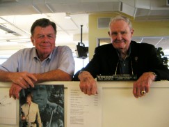 Photo Credit: Chuck Kennedy/McClatchy. Hal Moore at McClatchy Newspapers Washington, D.C. Bureau, 2008.