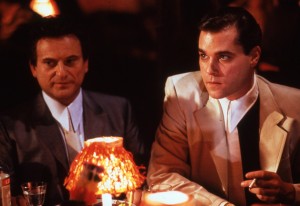 Joe Pesci and Ray Liotta break bread in Goodfellas