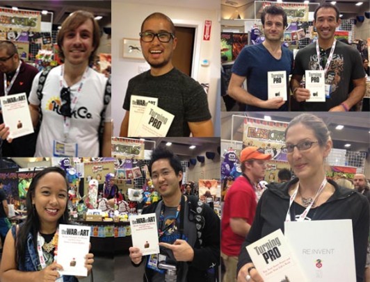 RE:INVENT, The War of Art and Turning Pro go to Comic Con with Derick Tsai. Image credit: Derick Tsai.