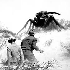 A moment from "THEM," 1956. Maybe mutated ants would be better than spiders.