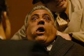 Luca Brasi, on his way to sleeping with the fishes ... thanks to Sollozzo.